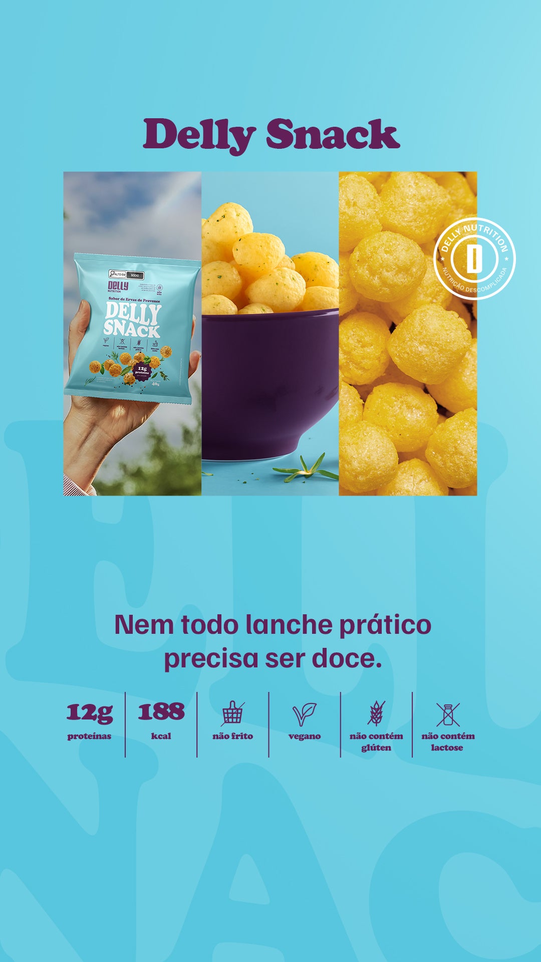 Delly Snack Ervas de Provence – Delly Nutrition